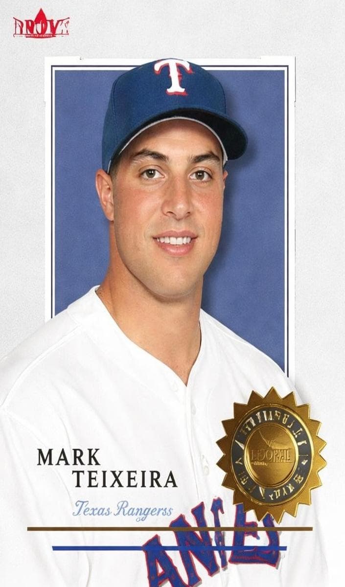 Mark Teixeira 2001 fleer Fleer Authority