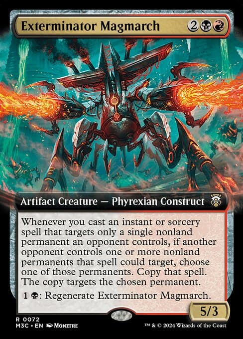 Exterminator Magmarch 2024 Magic: The Gathering Modern Horizons 3 Commander