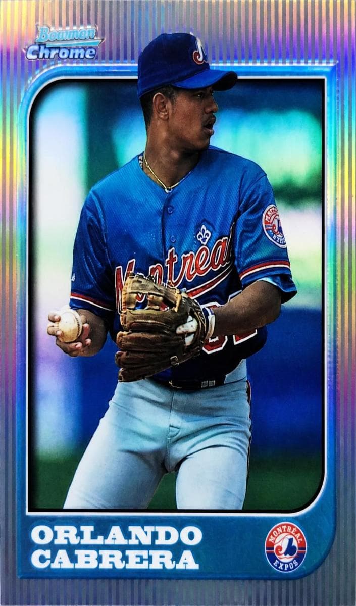 Orlando Cabrera 1997 bowman Chrome