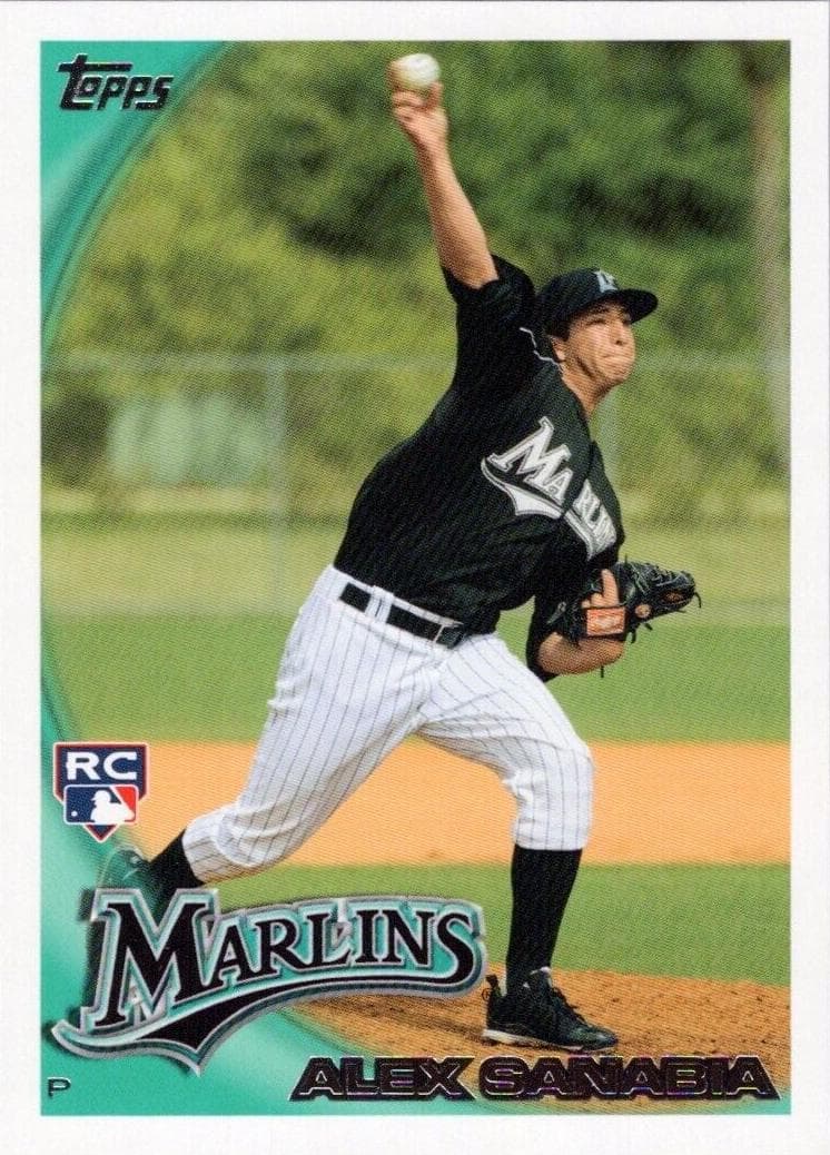 Alex Sanabia 2010 topps