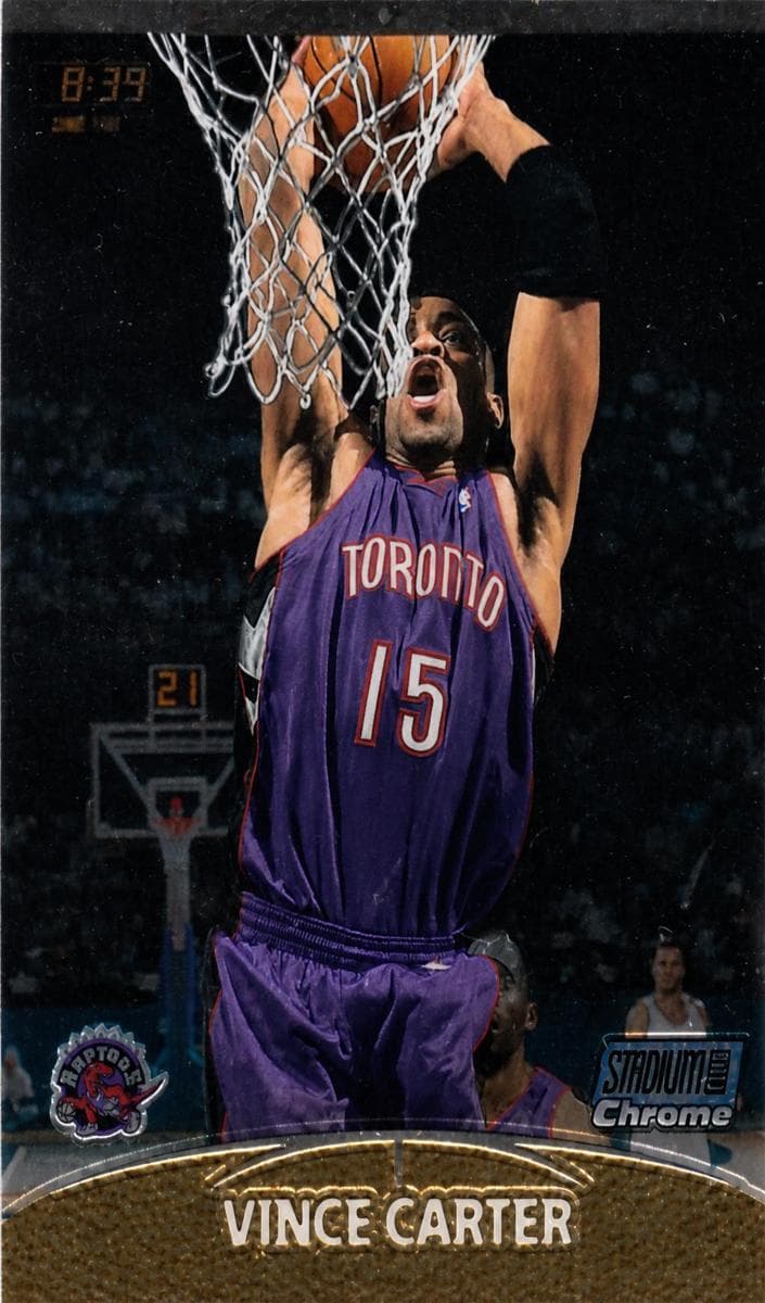 Vince Carter 1999 unknown Stadium Club Chrome