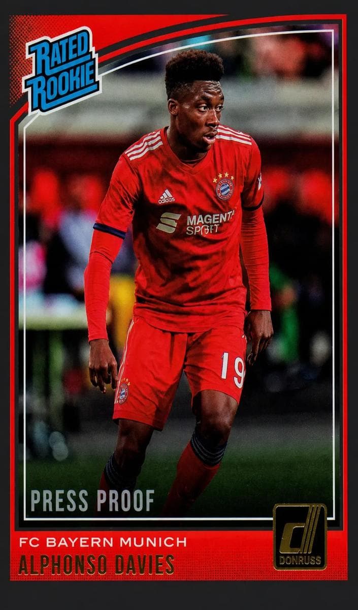 Alphonso Davies 2018 panini Panini Donruss