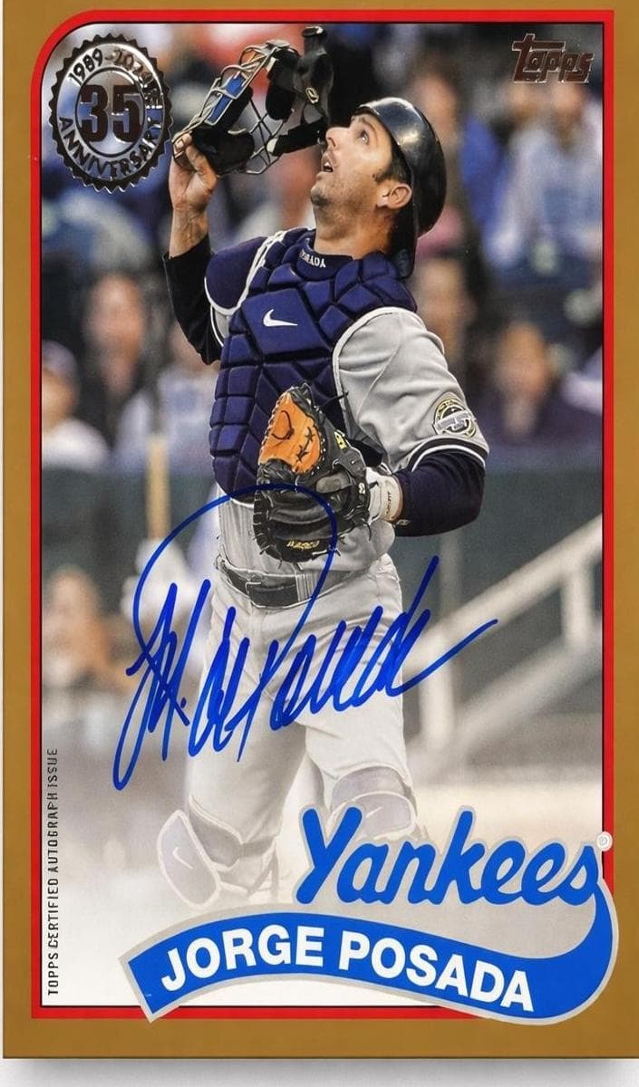 Jorge Posada 2024 topps Topps Update