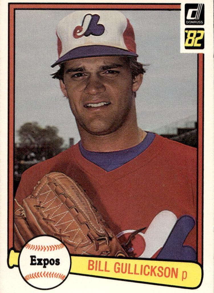 Bill Gullickson 1982 panini Donruss