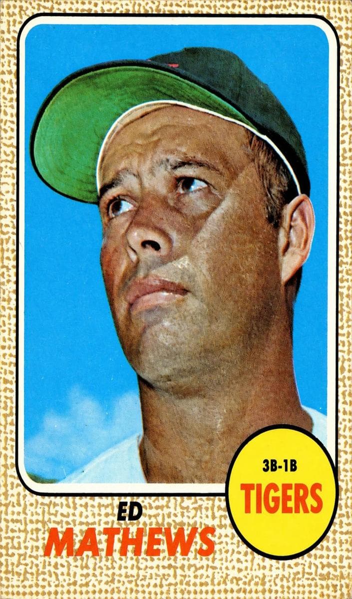 Ed Mathews 1968 topps Topps