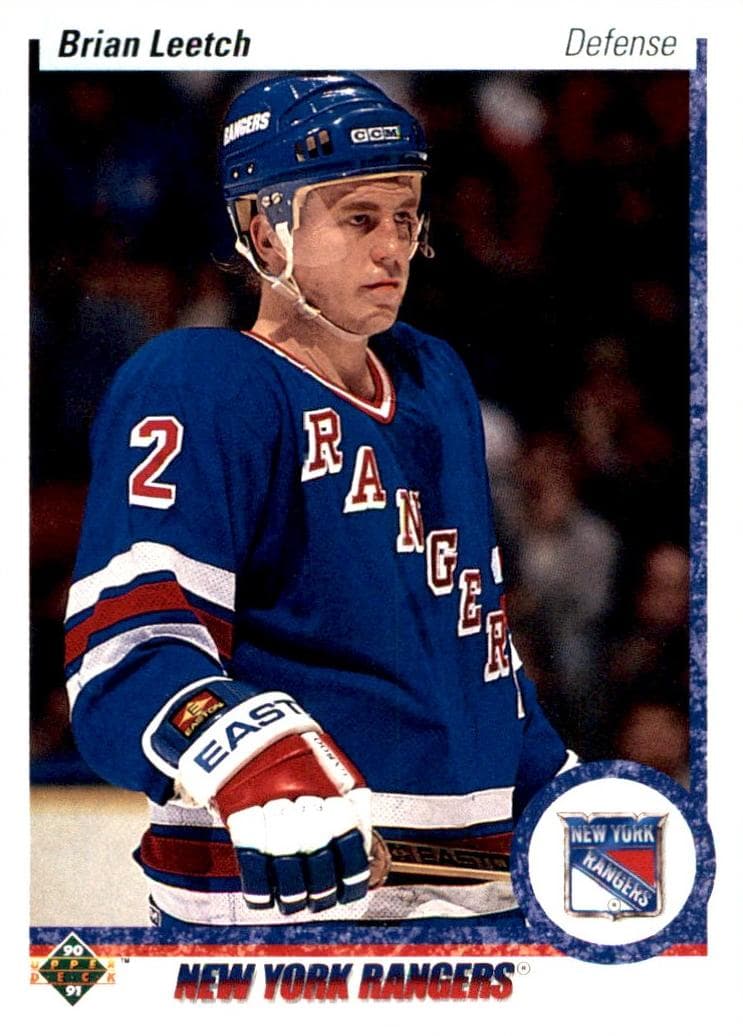 Brian Leetch 1990 upper-deck Upper Deck