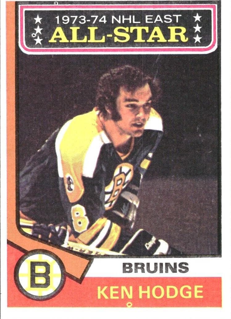 Ken Hodge 1974 topps Topps