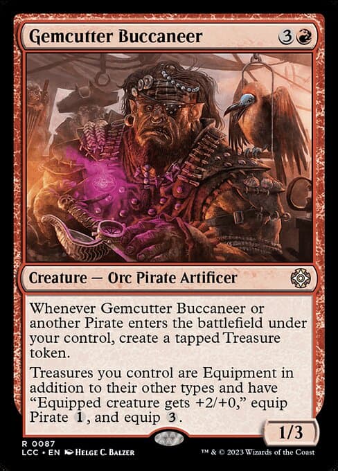 Gemcutter Buccaneer 2023 Magic: The Gathering Lost Caverns of Ixalan Commander