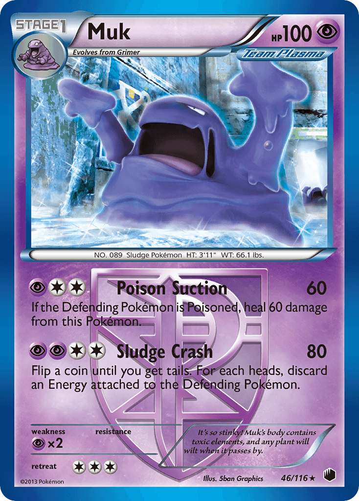 Muk 2013 Pokemon Plasma Freeze