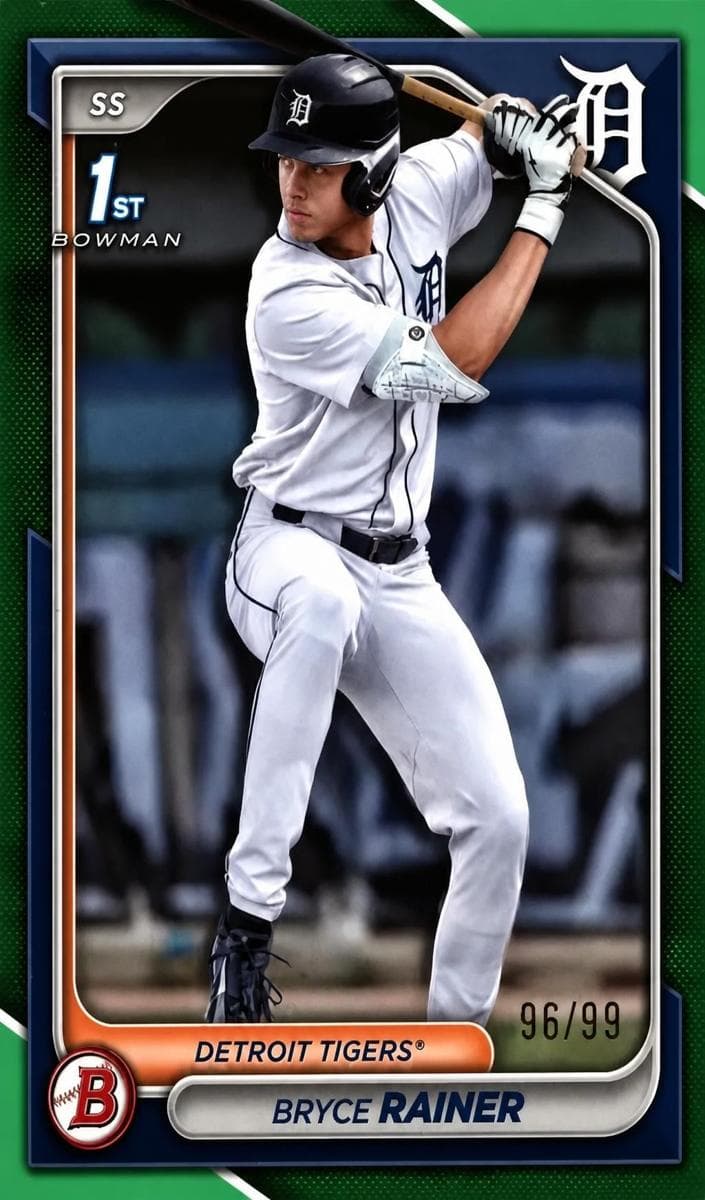 Bryce Rainer 2024 bowman Bowman Draft