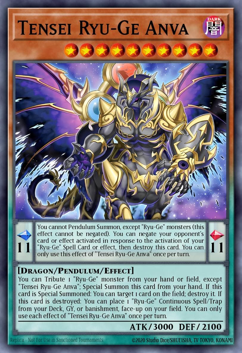 Tensei Ryu-Ge Anva 2025 Yu-Gi-Oh! Alliance Insight