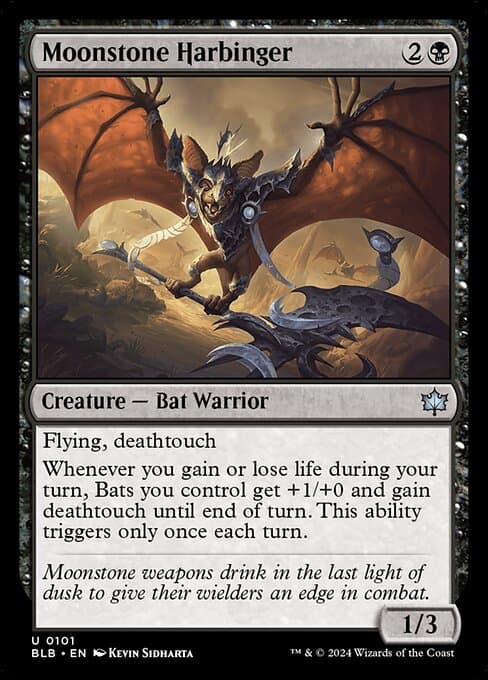 Moonstone Harbinger 2024 Magic: The Gathering Bloomburrow