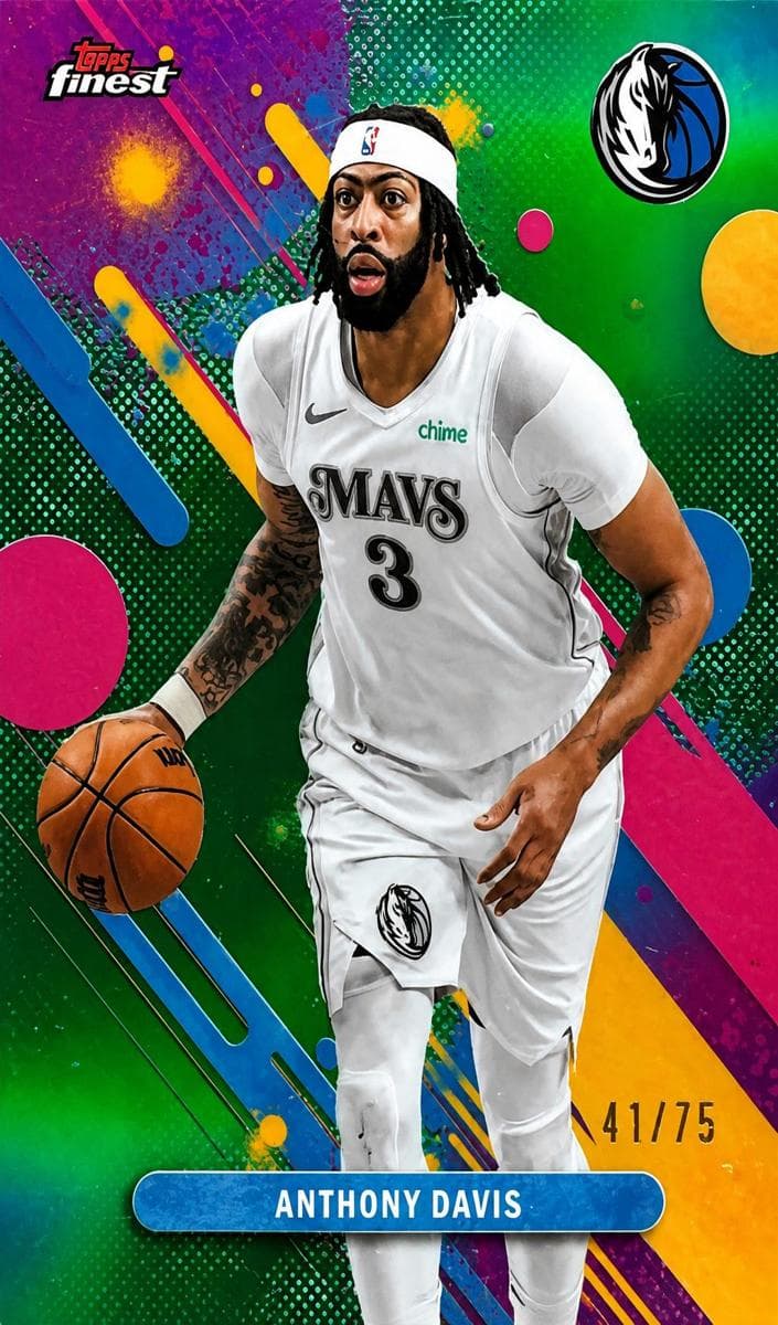 Anthony Davis 2025 topps Topps Finest