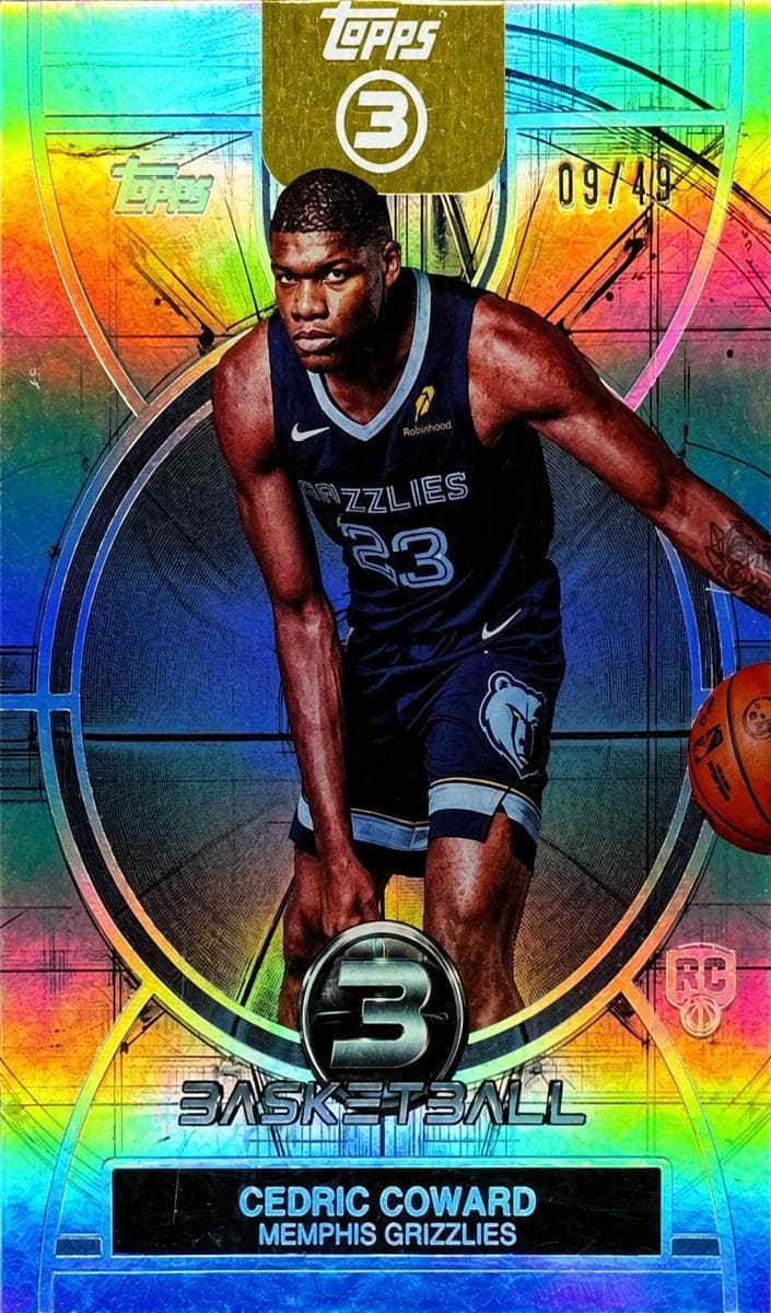 Cedric Coward trading card