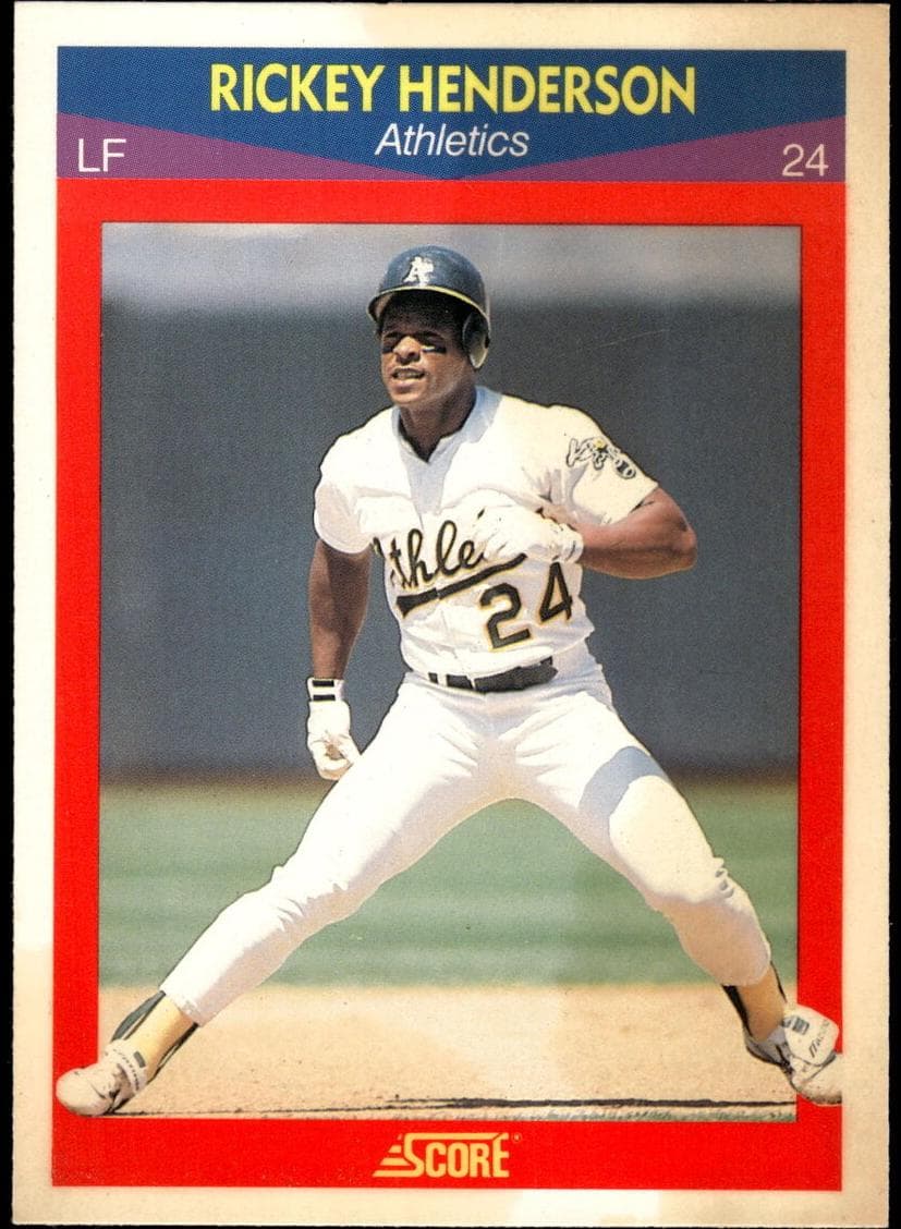 Rickey Henderson 1990 panini