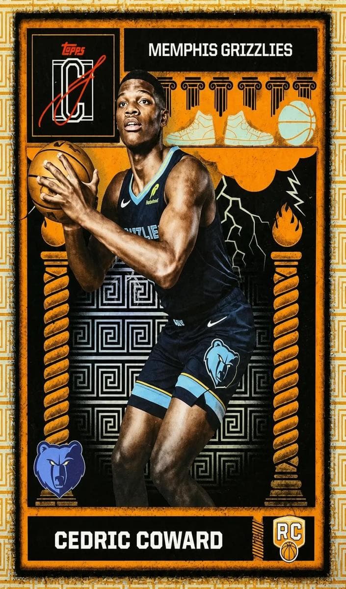 Cedric Coward 2025 topps Topps Signature Class