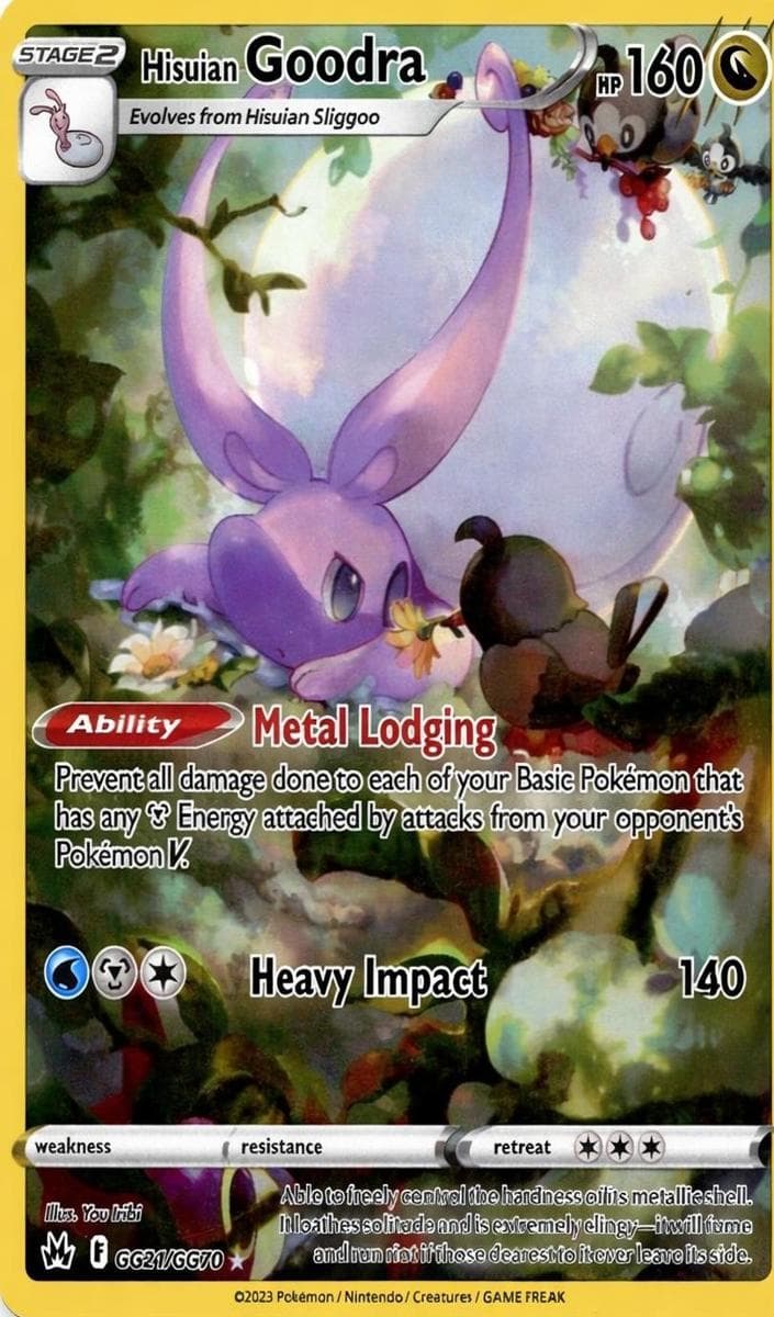 Hisuian Goodra trading card
