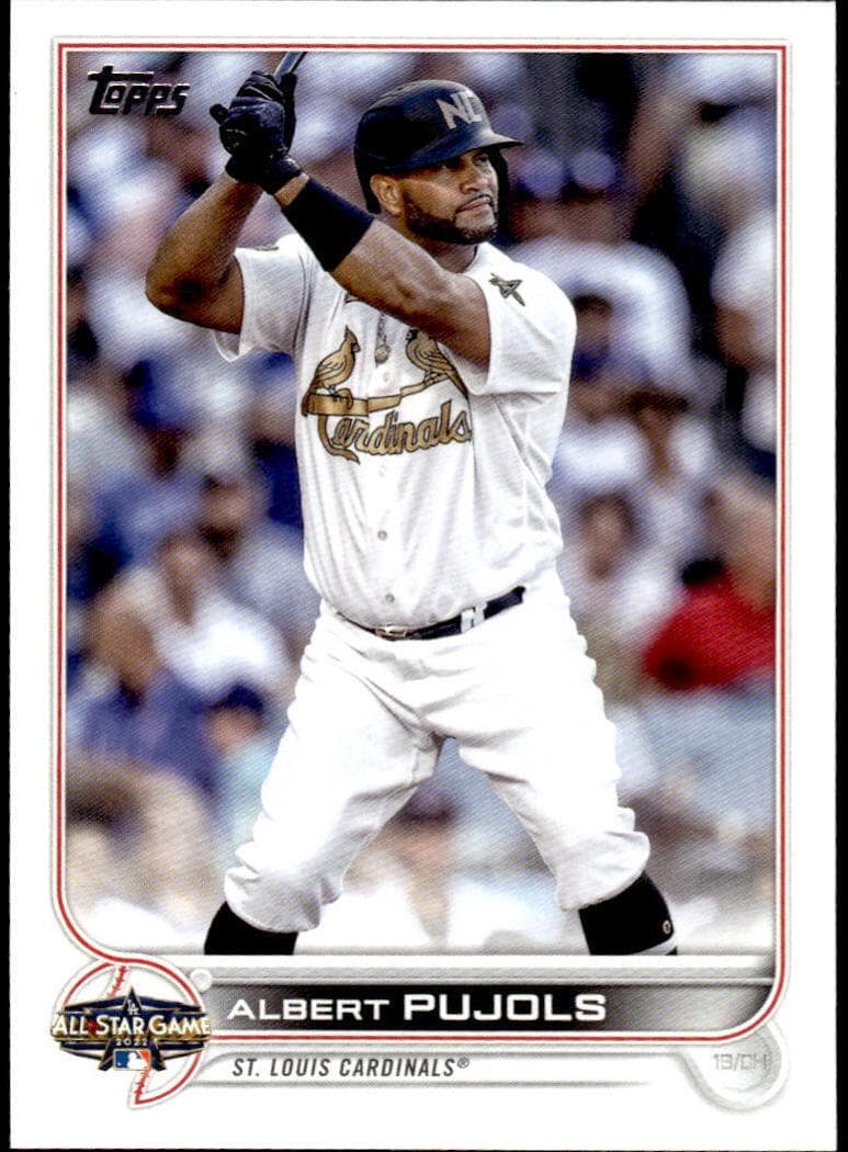 Albert Pujols 2022 topps Topps Update