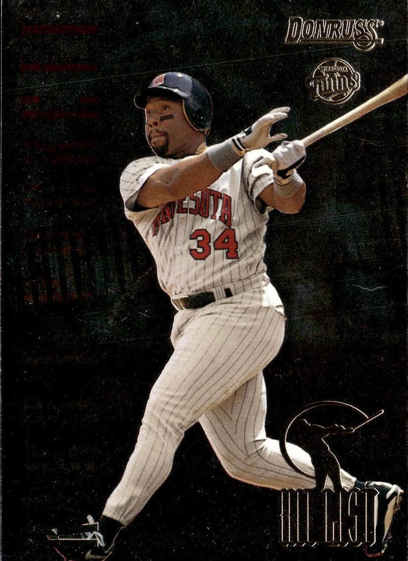 Kirby Puckett 1996 panini Donruss