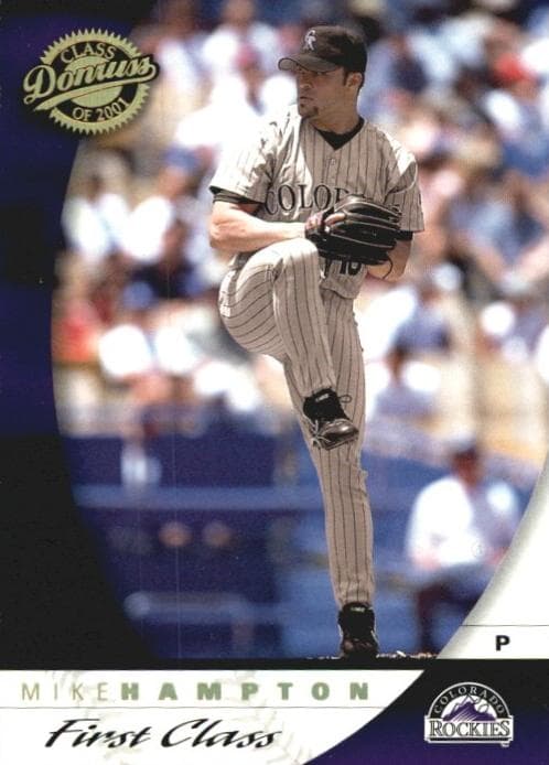 Mike Hampton 2001 panini Donruss Signature