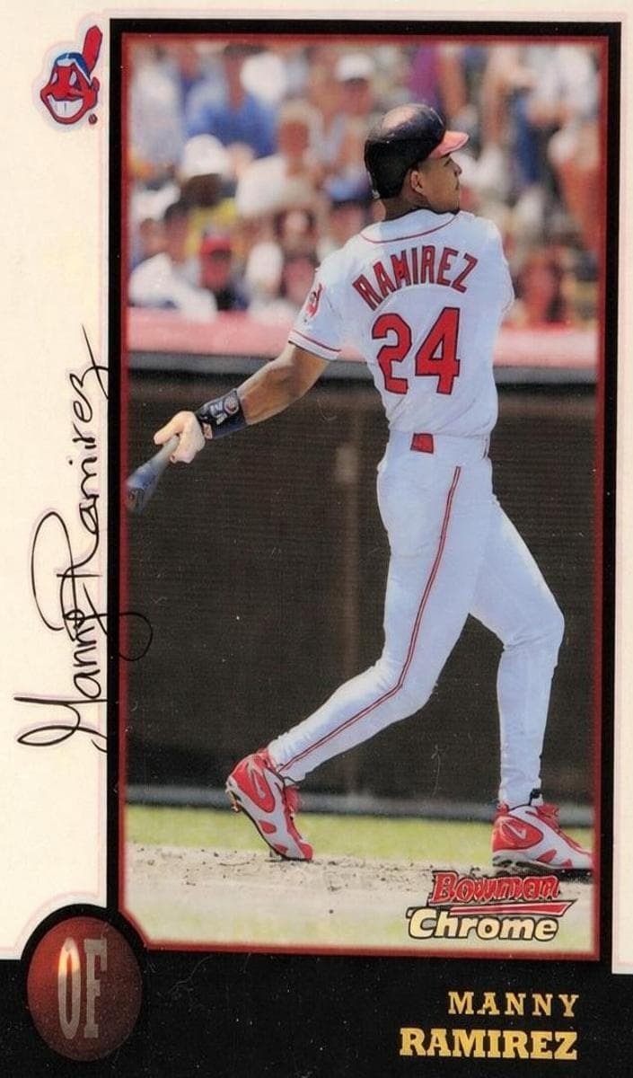 Manny Ramirez 1998 bowman Bowman Chrome