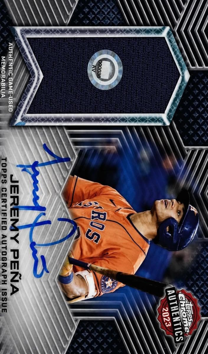 Jeremy Peña 2023 topps Topps Chrome