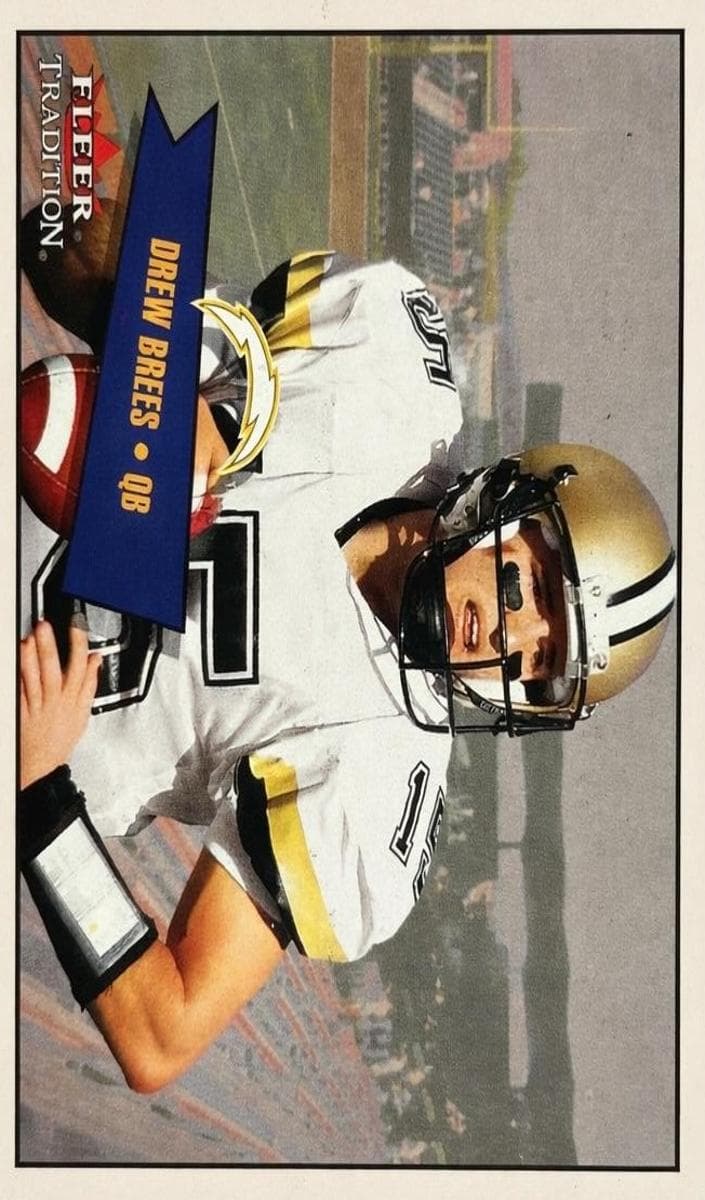 Drew Brees 2001 fleer