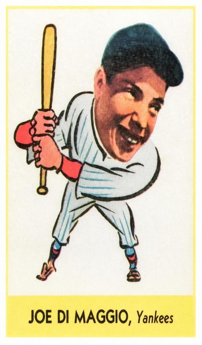 Joe DiMaggio 1938 unknown