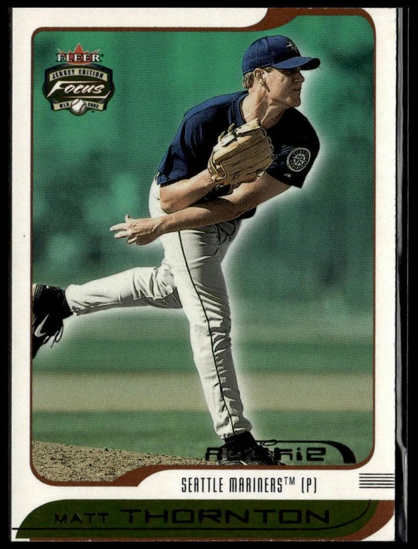 Matt Thornton 2002 fleer Fleer Focus Jersey Edition