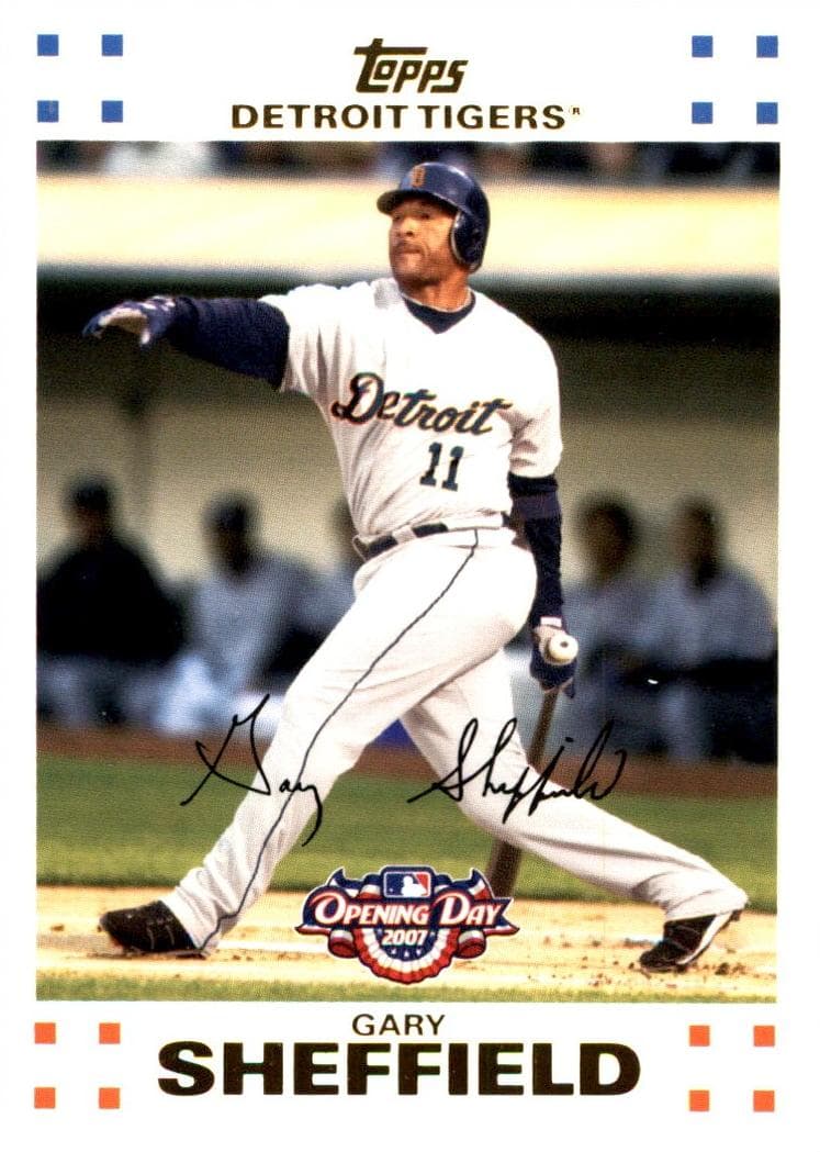 Gary Sheffield 2007 topps Opening Day