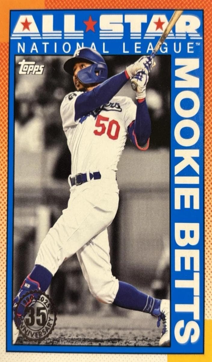 Mookie Betts 2025 topps Topps