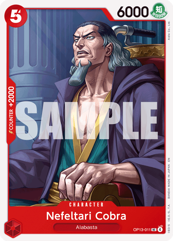 Nefeltari Cobra 2025 One Piece Carrying on His Will