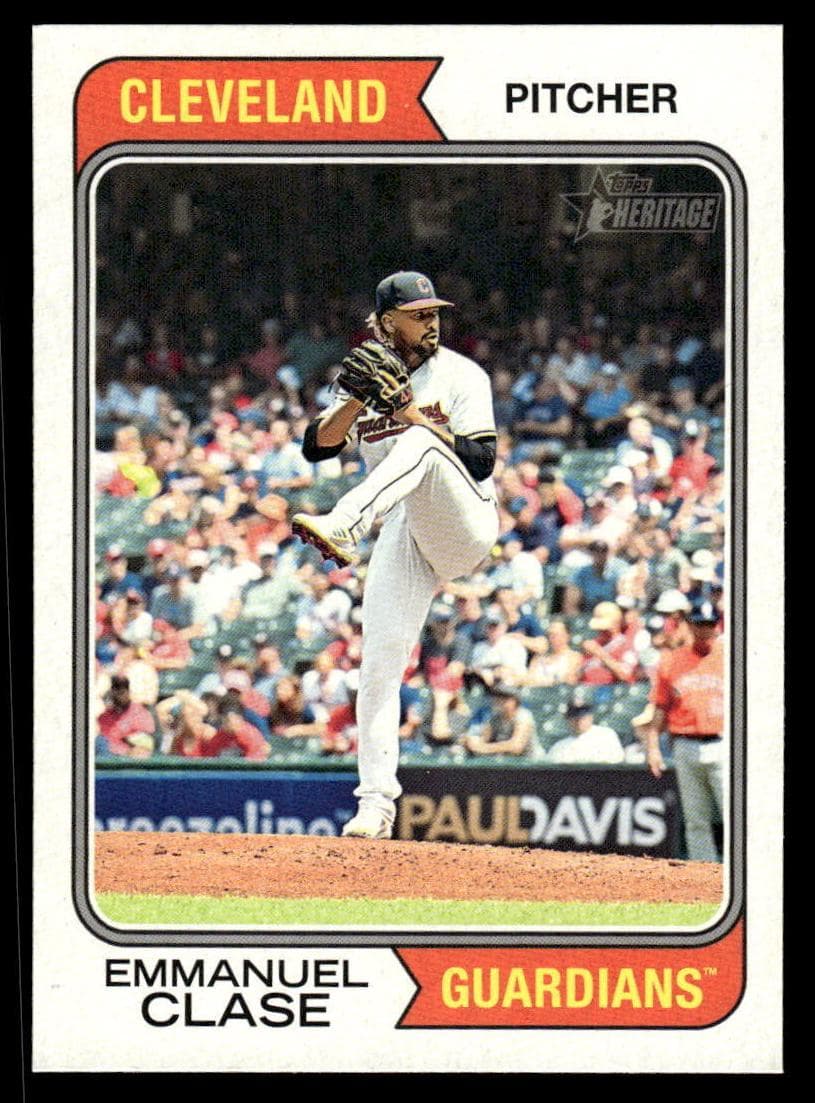 Emmanuel Clase 2023 topps Topps Heritage