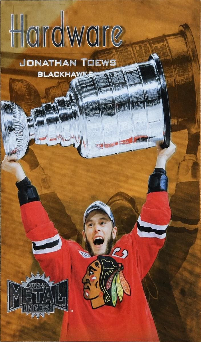 Jonathan Toews 2020 fleer SkyBox Metal Universe