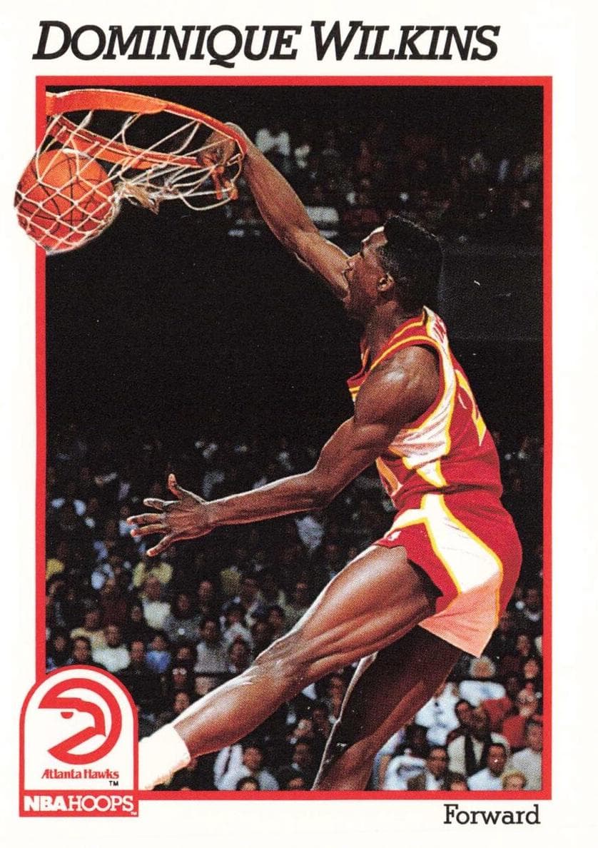 Dominique Wilkins 1991 panini Hoops