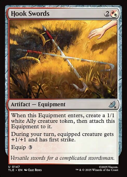 Hook Swords 2025 Magic: The Gathering Avatar: The Last Airbender Eternal