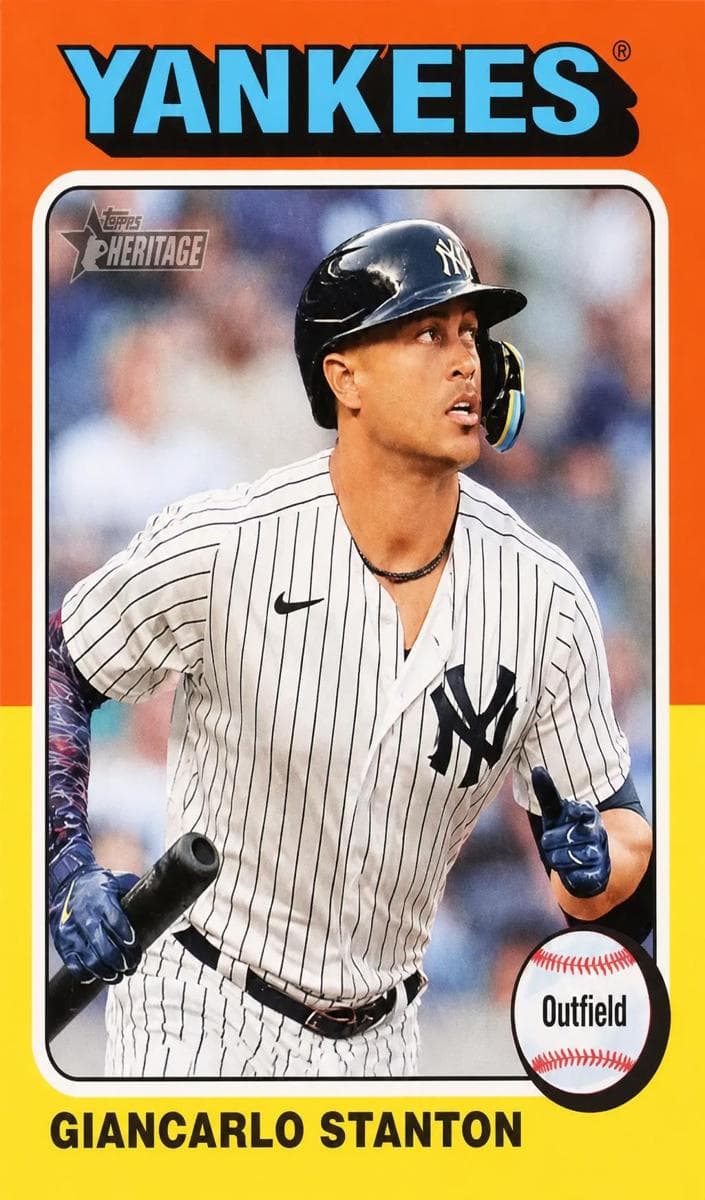 Giancarlo Stanton 2024 topps Topps Heritage