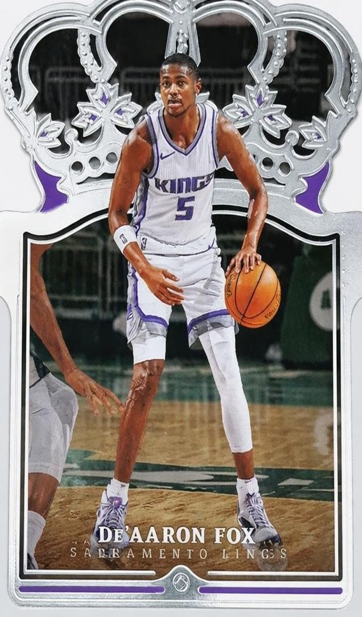 De'Aaron Fox 2021 panini Panini Crown Royale