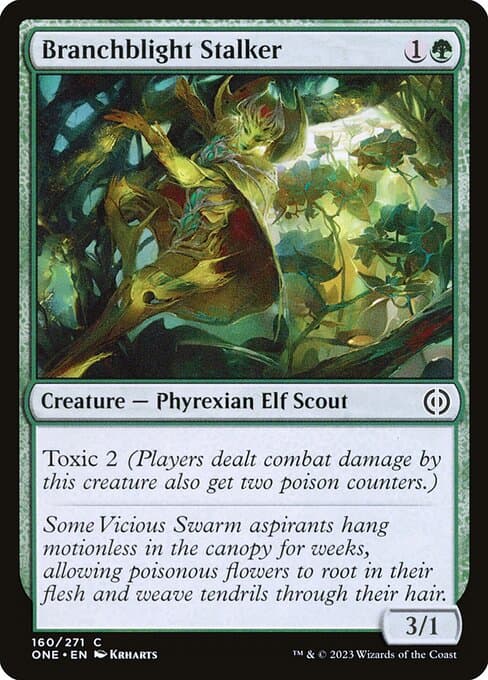 Branchblight Stalker 2023 Magic: The Gathering Phyrexia: All Will Be One