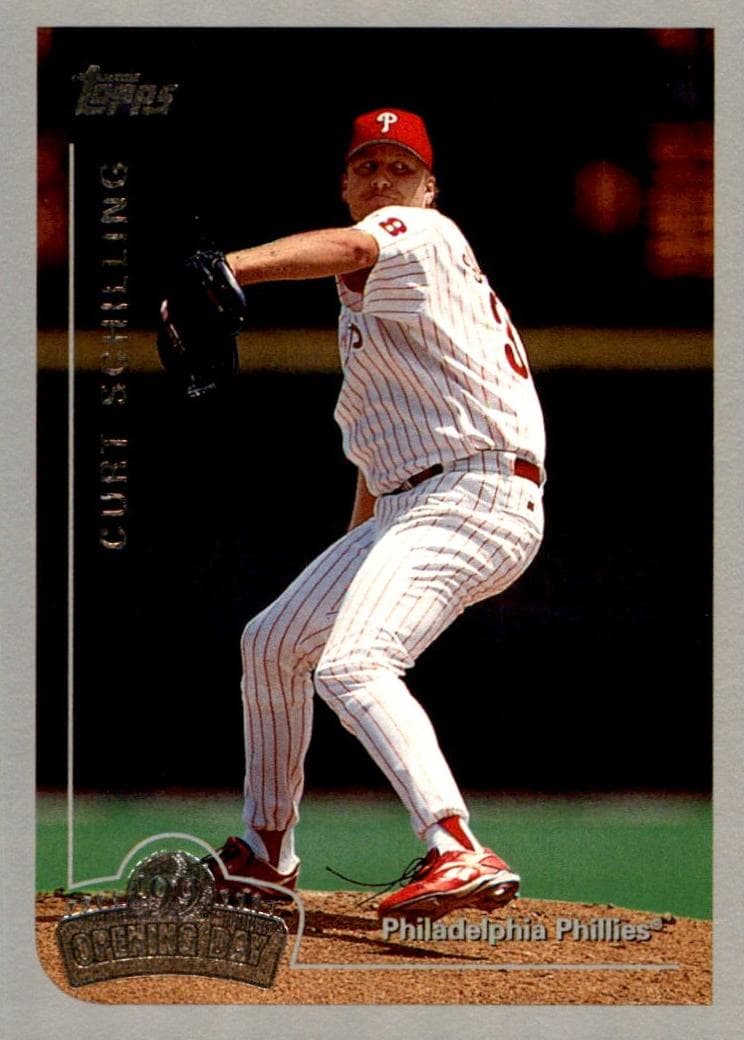 Curt Schilling 1999 topps Topps Opening Day