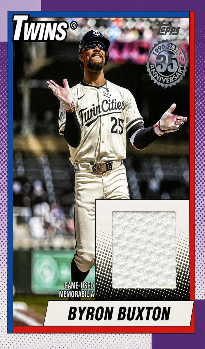 Byron Buxton 2025 topps Topps Update