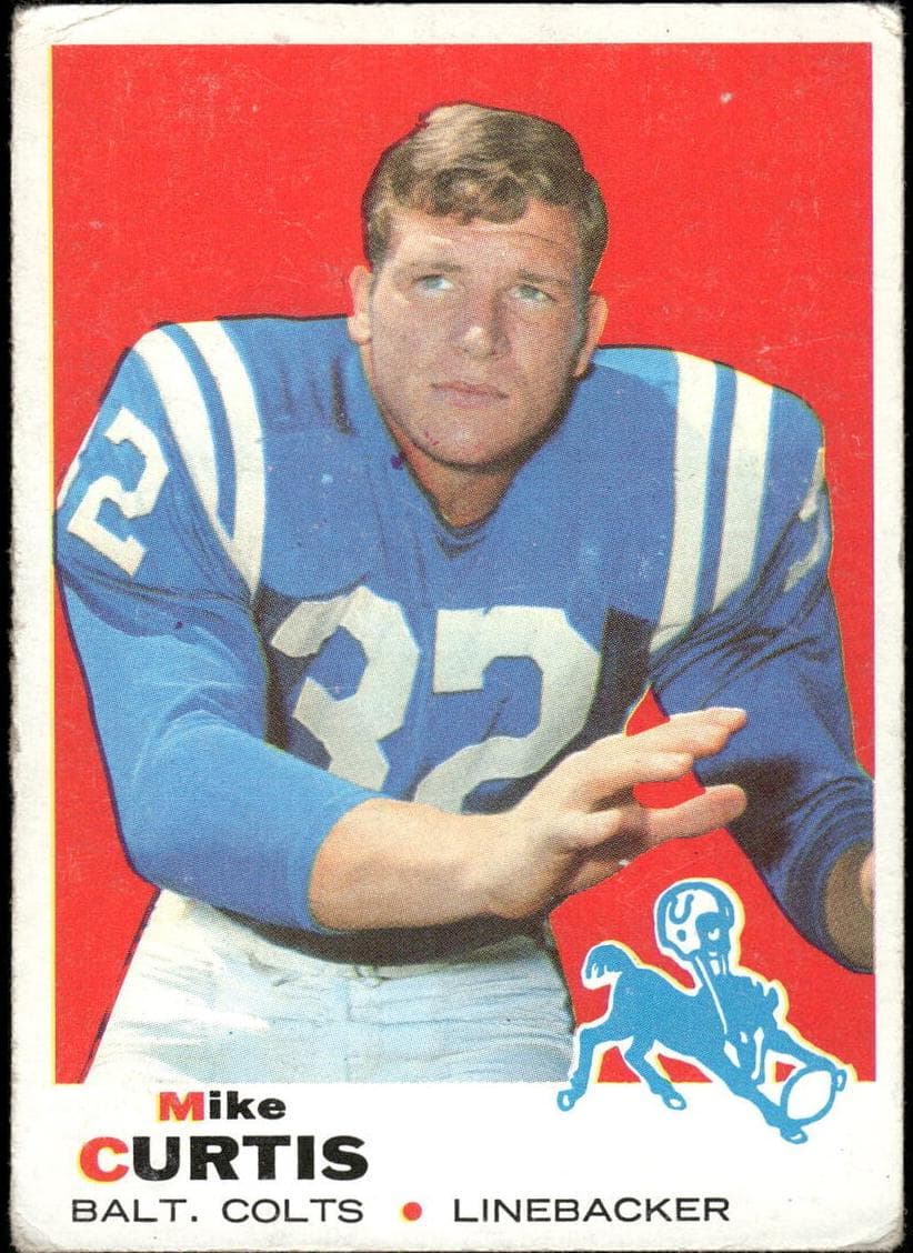 Mike Curtis 1969 topps