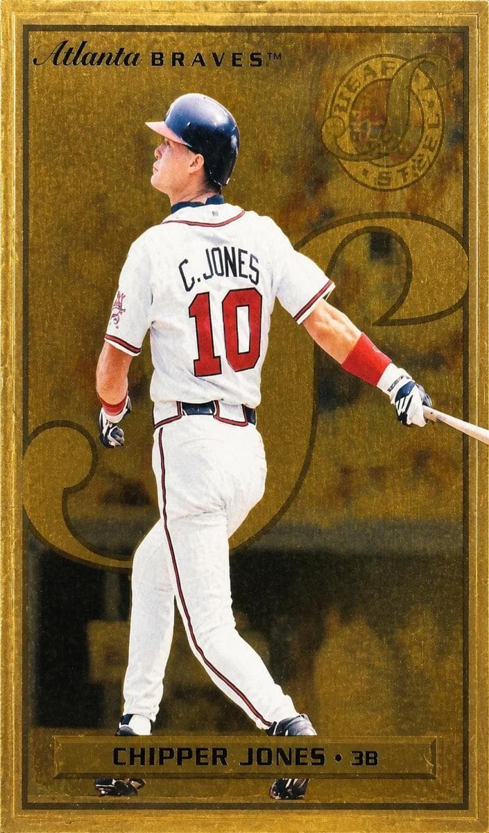 Chipper Jones 1996 leaf Leaf Preferred