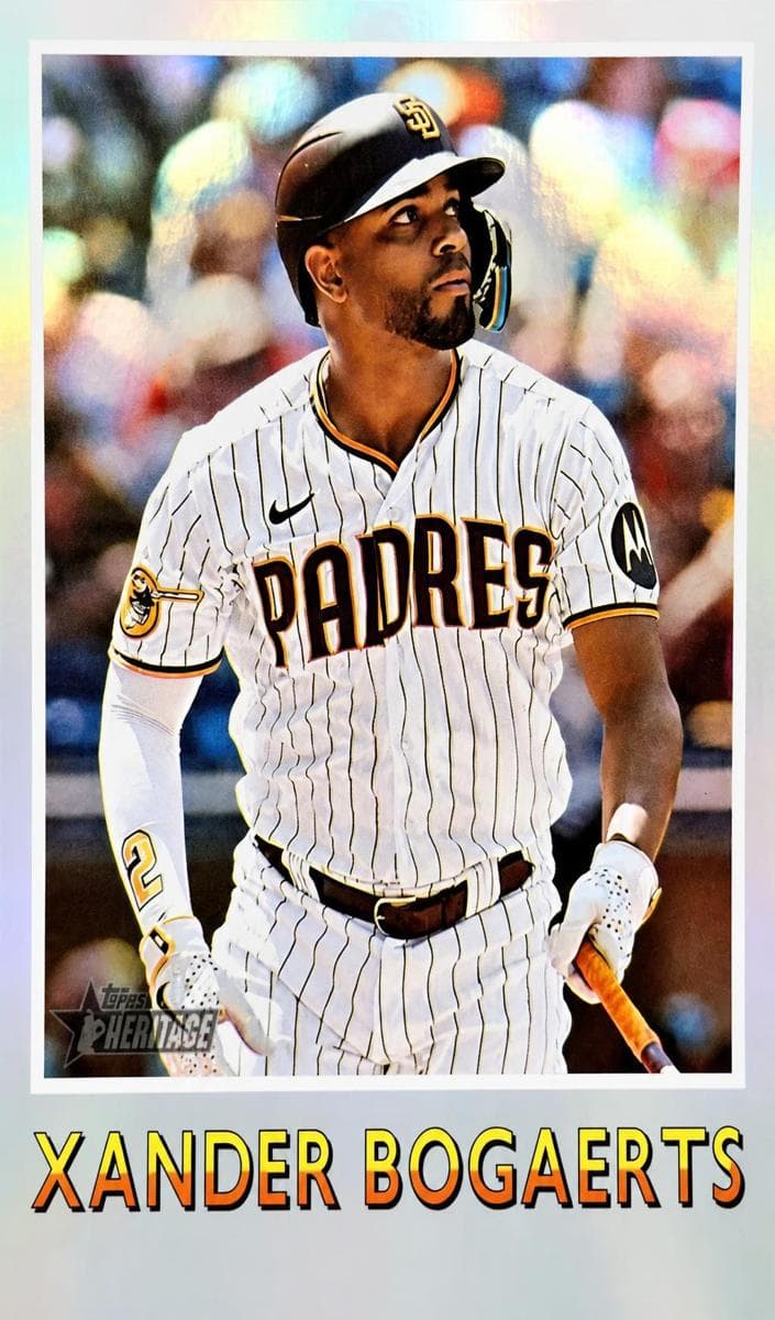 Xander Bogaerts 2024 topps Topps Heritage