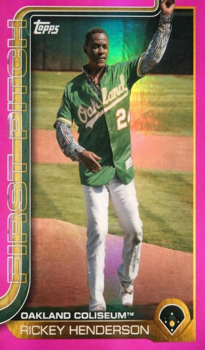 Rickey Henderson 2025 topps Topps