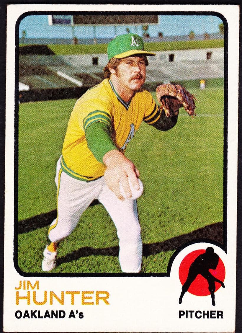 Jim Hunter 1973 topps Topps