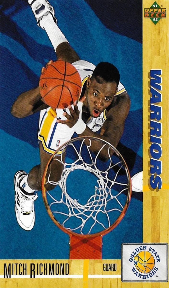 Mitch Richmond 1991 upper-deck Upper Deck