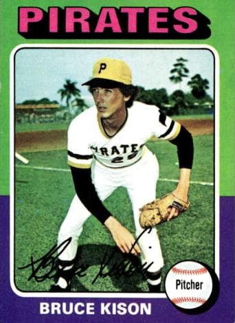 Bruce Kison 1975 topps Topps