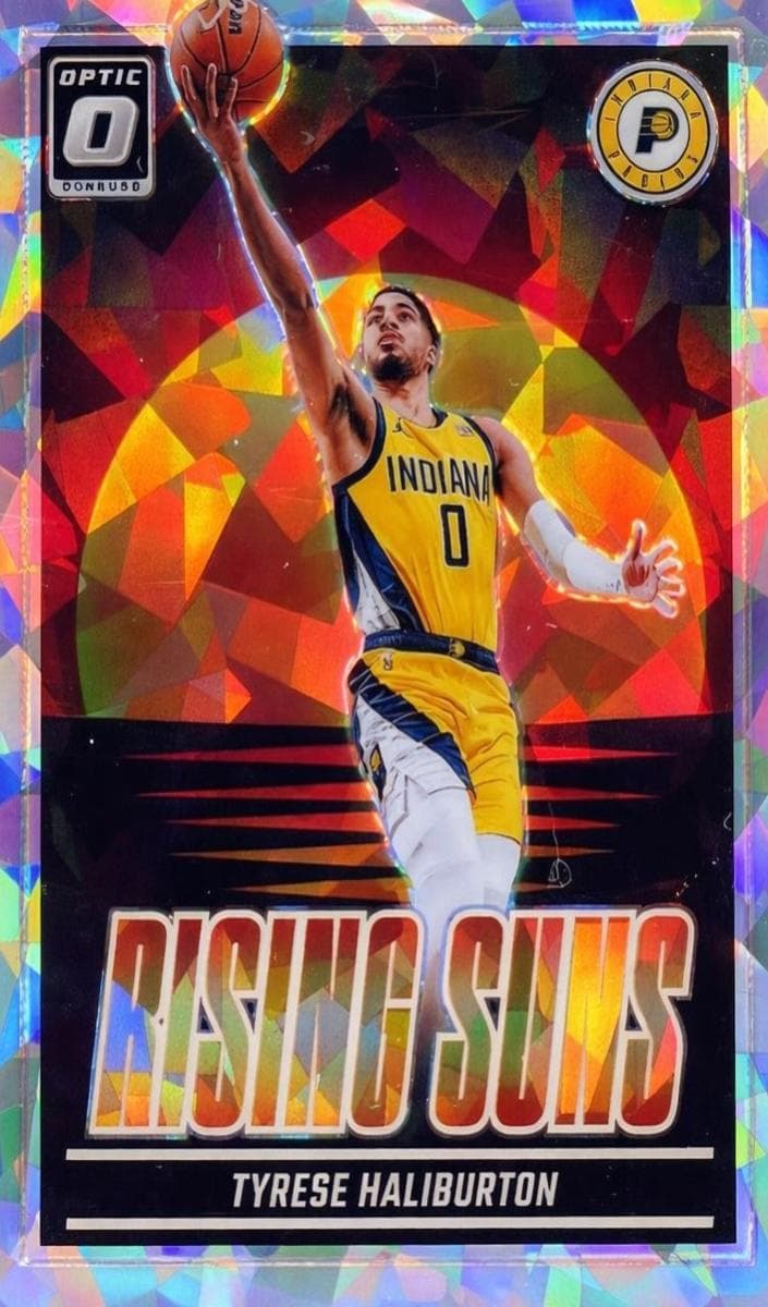 Tyrese Haliburton 2024 panini Donruss Optic