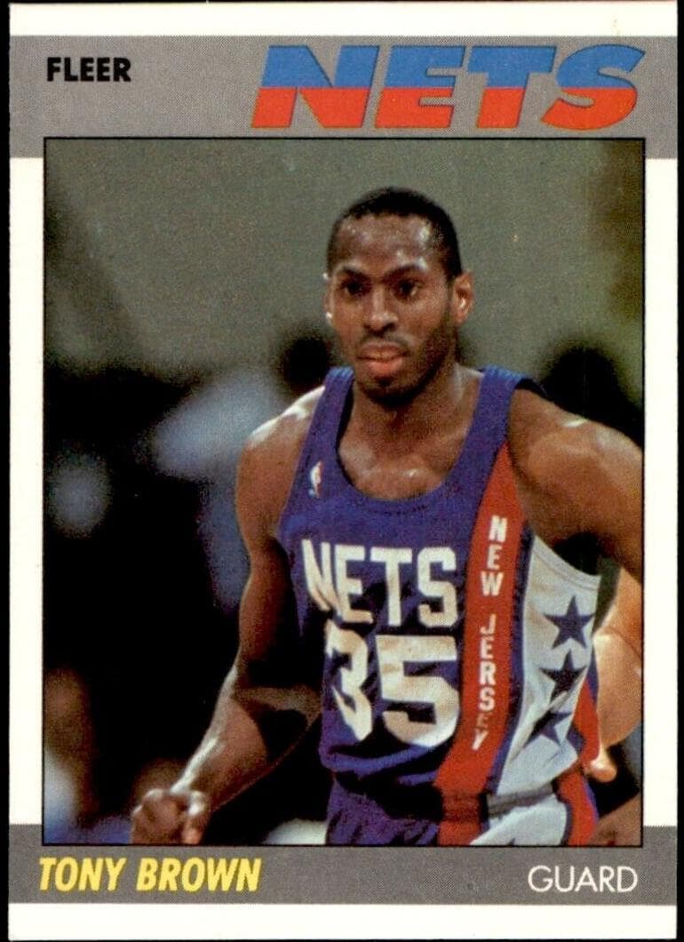 Tony Brown trading card